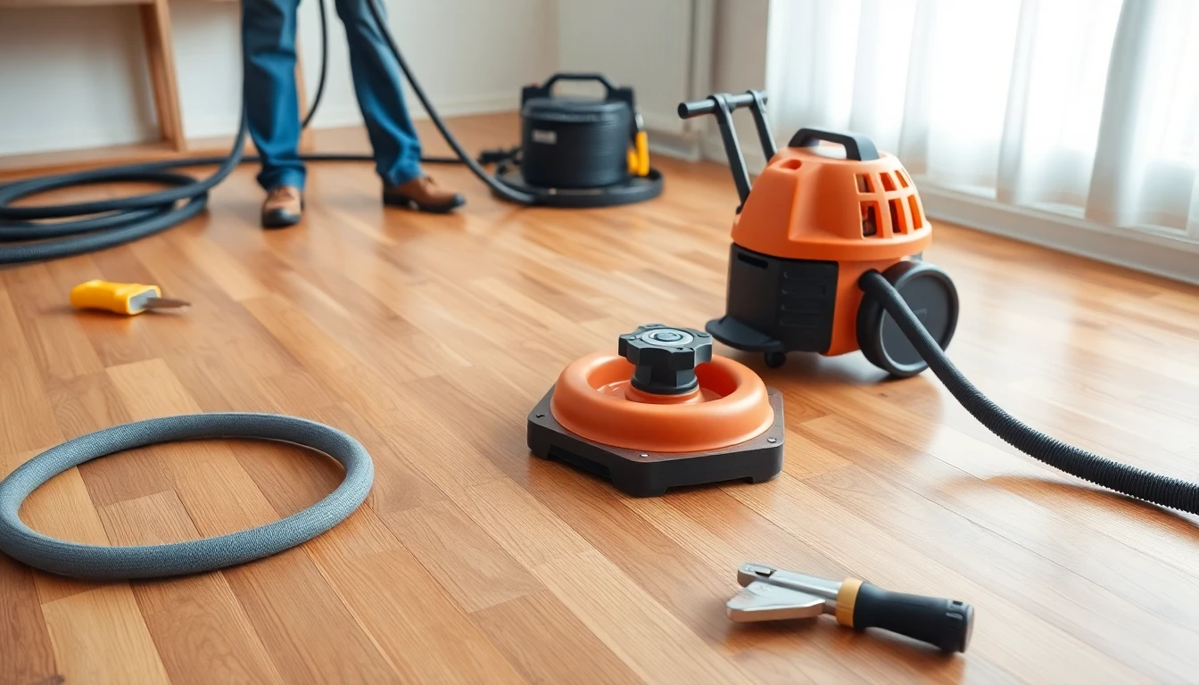 Hardwood Floor Drying