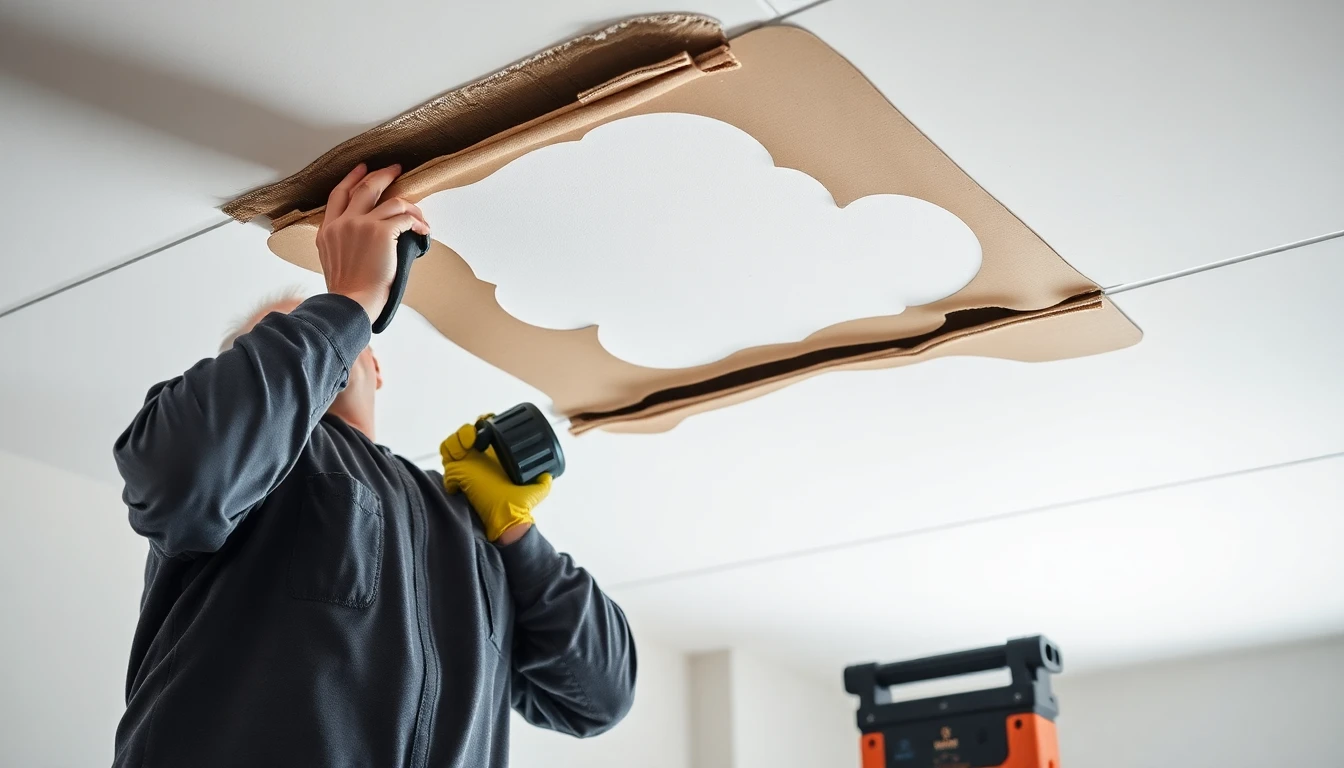 Ceiling Water Damage Repair